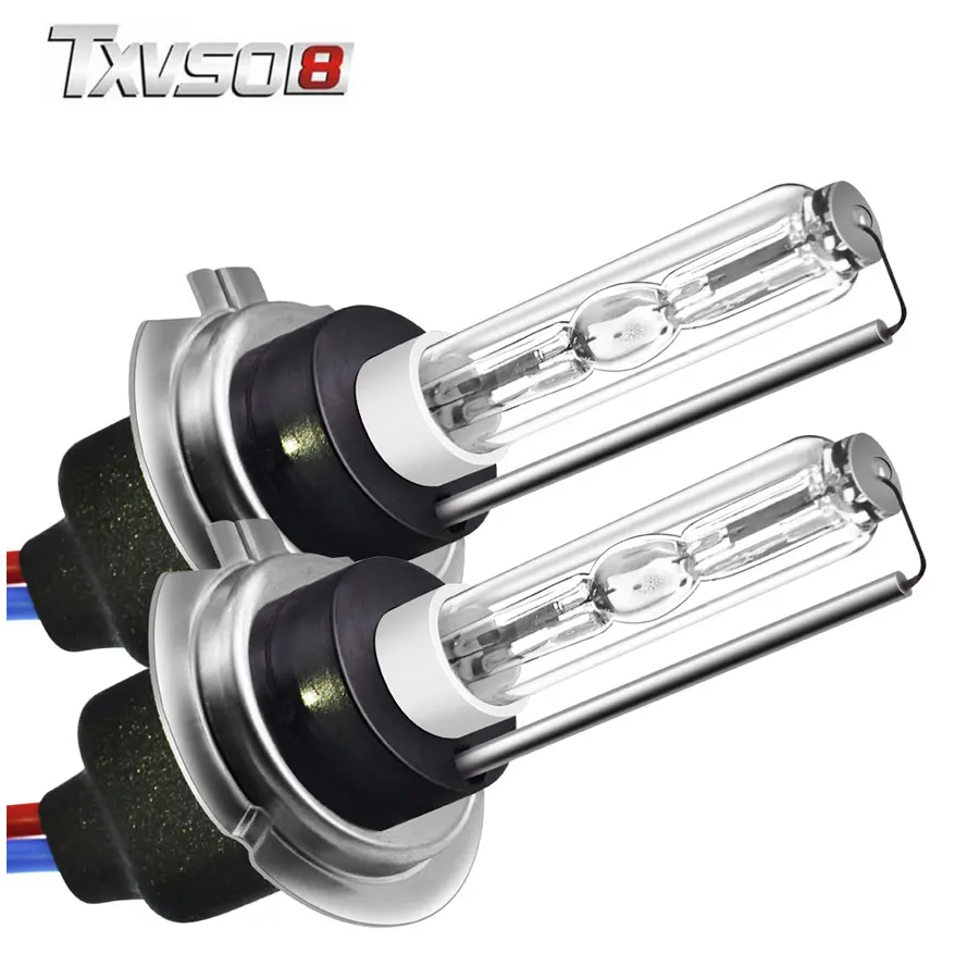 

TXVSO8 2PCS H7 HID Car Headlight Bulbs Kit 4000LM 6000K 12V Auto Headlight Bulb Front lamp 55W Bulb Single Automobiles Headlamp