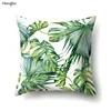 Hongbo Beautiful Leaves Tropical Plants Polyester Cushion Cover Pillow Cover Decorative Pillow Case Home Decor Sofa ► Photo 3/6