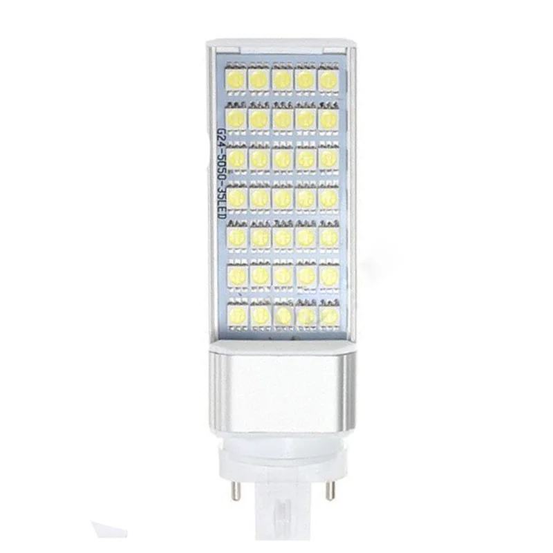 

10pcs G23 7W 5050 SMD Led Horizontal Plug Lamp Corn Home Ceiling White Light