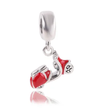 

dodocharms Original Silver Color Antique Motorcycle DIY Beads Charms Fit Women Brand Bracelets Bangles Necklace Jewelry