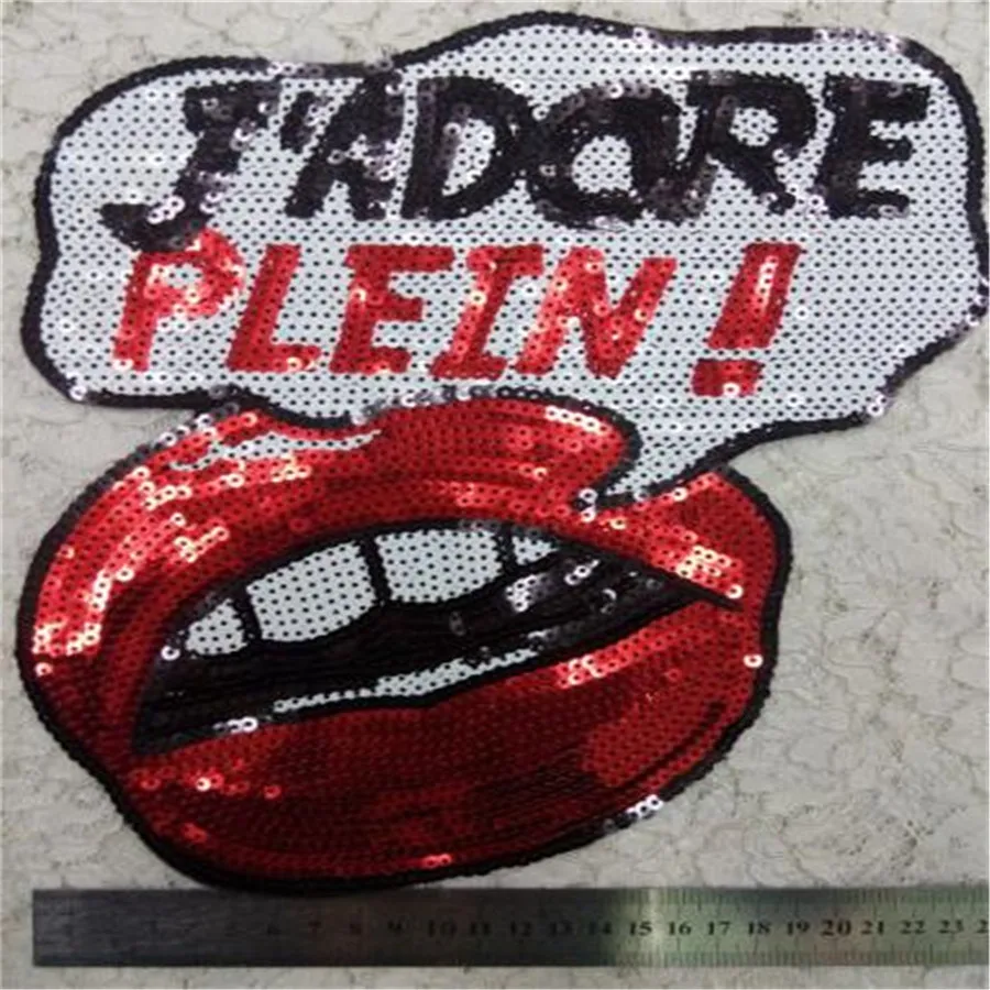 Embroidered-iron-on-patches-for-clothes-fashion-sequins-deal-with-it-clothing-DIY-Red-lip-Motif (2)