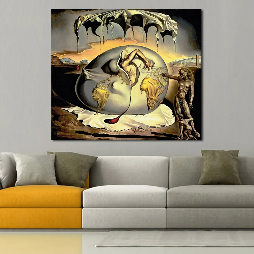 Абстрактная картина маслом JQHYART Salvador Dali домашний декор настенные картины для