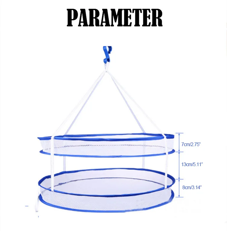 Двухслойный подвесной способ сушки сетки крючок для стирки Складная сеть сухая стойка нижнее белье чулок сушилка для одежды сетевое хранение белья