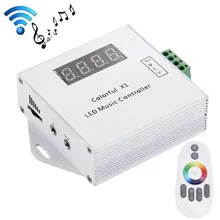 DC5V 24V WS2811 WS2812B 6812 1903 6803 Magic LED tape digital colorful music controller with RF