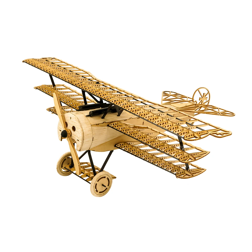 Модель самолета Dancing Wings Hobby 1:18 Fokker DRI деревянный статический дисплей Реплика