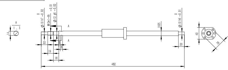 Брендовый линейный рельсовый направляющий+ шариковый винт 1605 C5 BK/BF12 8*10 мм муфты гайка винтовой блок замок HGH20 кронштейн шагового двигателя 3020 3040