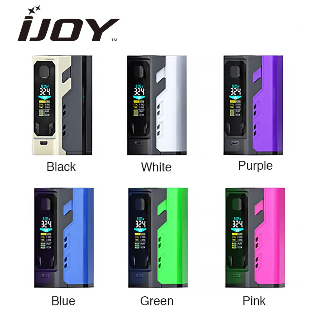 

Original IJOY 324W Captain X3 TC MOD with Big Color OLED Screen Fit 18650/20700 Battery Best for Captain X3 Tank E-cig Vape Mod