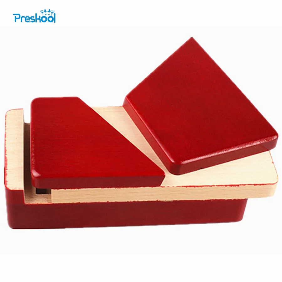 

Brain Teaser Toy Creative Intelligent China Kongming Lock Magic Mystery Box Jigsaw Puzzle Wood Big Size 14.7 cm