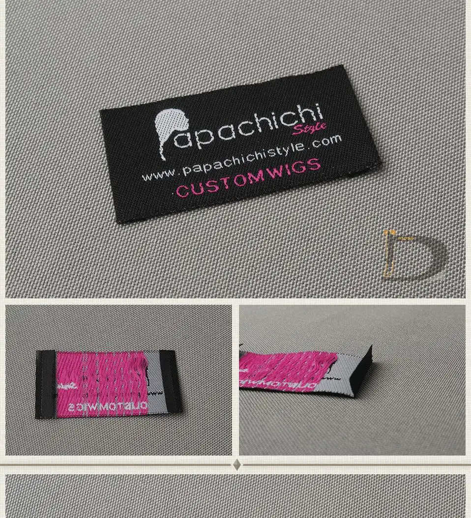 

clothing woven tags custom neck labels and tags cut separate and folded 1000pcs/lot