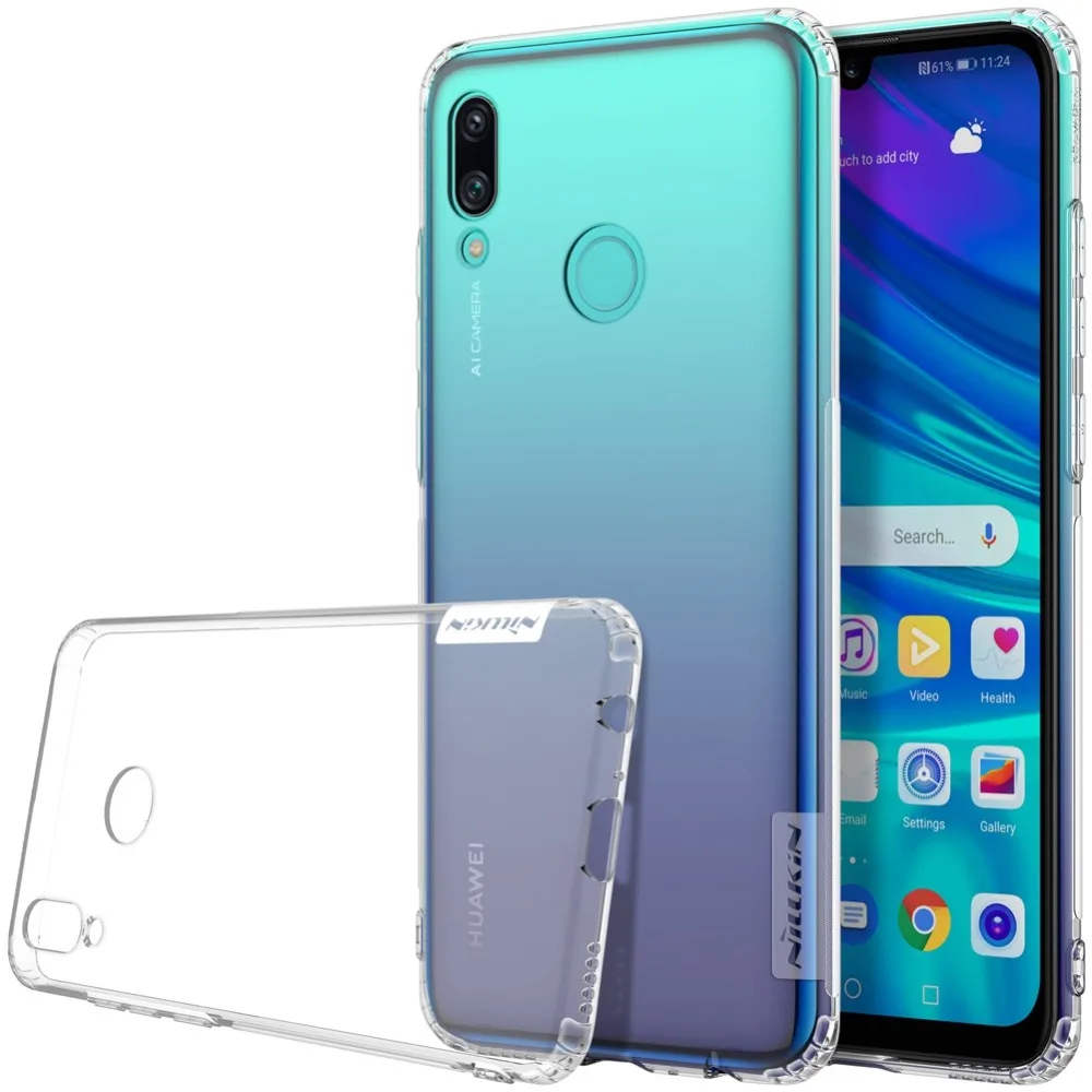 

Silicone Case Huawei P smart 2019 transparent cover 6.21" TPU case for Huawei P smart 2019 silicon on mobile phone bag