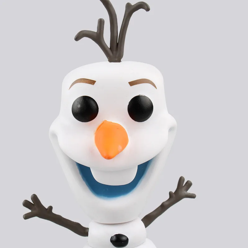 FUNKO POP Disney Cartoon Movie Frozen OLAF #79 PVC Action Figure brinquedos Collection Model toys for Children birthday Gift