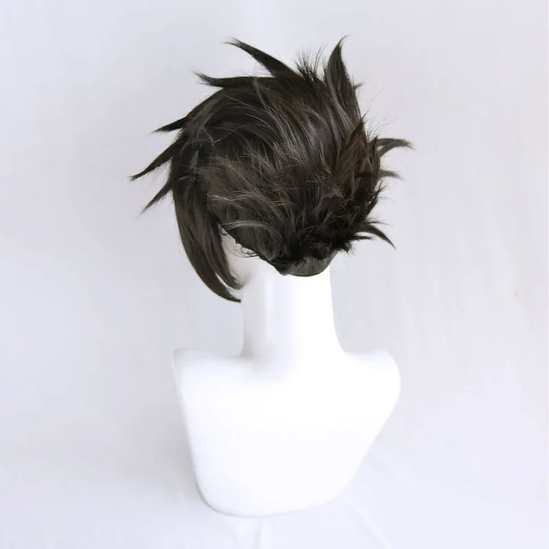 The Promised Neverland Ray Black Short Wig Cosplay Costume Yakusoku no Neverland Heat Resistant Synthetic Hair Role Play Wigs family halloween costumes