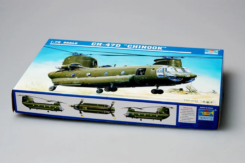 Труба 01622 1: 72 армии США CH-47D "Chinook" heavy вертолет сборки модели