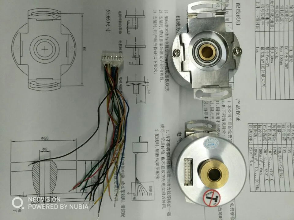 100% тестирование работы идеально подходит для RENCO энкодер RCH20D-2000/3-8MM-5/0-LD/VC-1-M6-S |