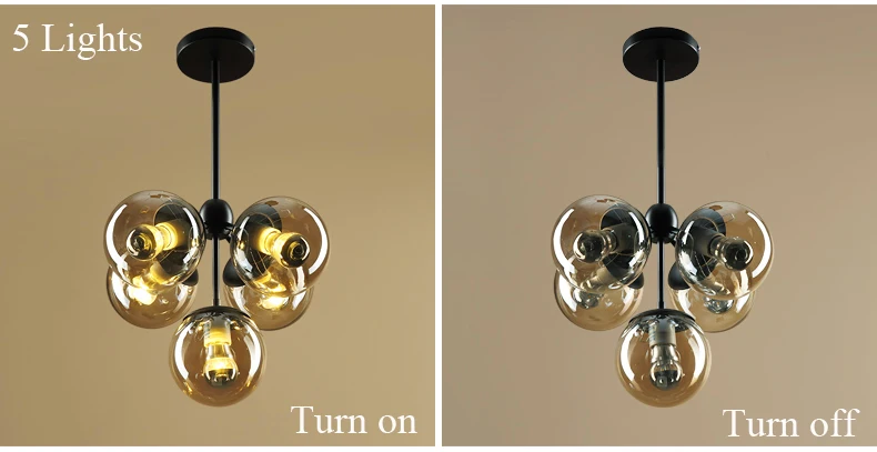 Lustre de Iluminação Design Italiano Globo Sala Estar Quarto Cozinha Ilha Lustre Bolha Vidro Preto Cor Ouro Rosa 6 estar quarto cozinha ilha lustre bolha vidro preto cor ouro rosa