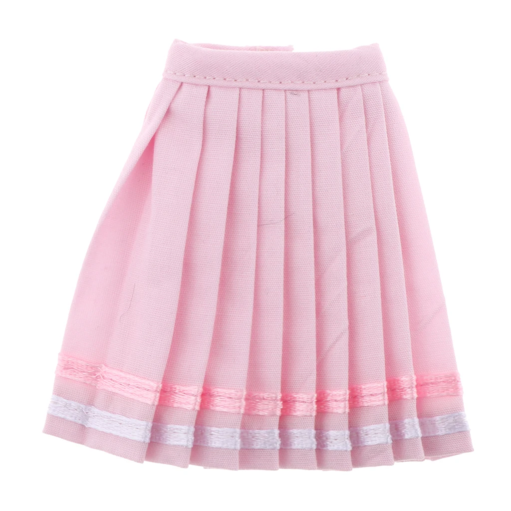 1/6 Doll Lovely Pleated Skirt Clothes for Pullip Azone Licca Costume Clothing Accessory, Girls Pretend Play Toy Gifts