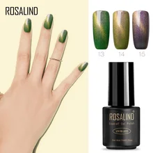 Розалинд гель 1 s 7 мл глаза кошки Магнитная неоновый гель для ногтей Радуга УФ светодио дный ногтей Гель-лак с блестящими красочный гель лак для ногтей