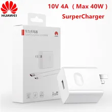 10 в 4A HUAWEI mate 20 зарядное устройство SuperCharge 40 Вт Быстрая зарядка для P10 p20 mate 9 10 pro Honor note 10 USB 3,1 type-C кабель