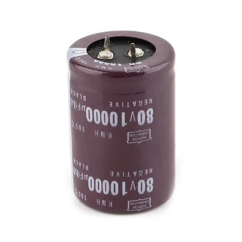 

35x50mm 80V 10000uF Electrolytic Capacitor Filter Current Condenser For Audio Amplifier