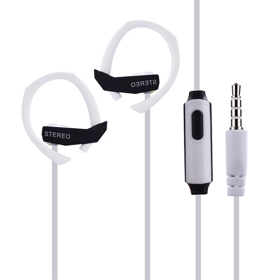 Mambaman ME29 Stereo Earphones Running Sports Earhook 3.5mm Earpieces Headset with Mic for Xiaomi Phone Samsung iPhone Huawei (4)
