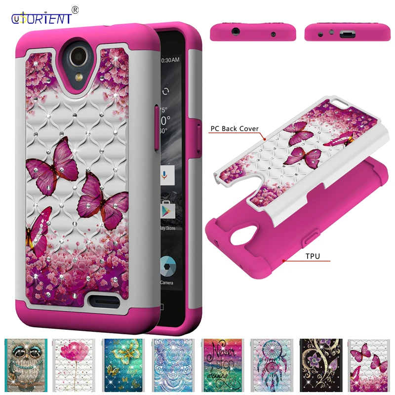 Прочный Гибридный двухслойный защитный чехол для ZTE N9136 Prestige 2 Maven 3 Prelude Plus Overture