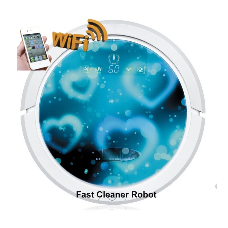 

Smartphone WIFI APP Function Robotic A Vacuum Cleaner With 150ml Water Tank (Sweeping, Vacuum, Sterilize, Wet Mop And Dry Mop)