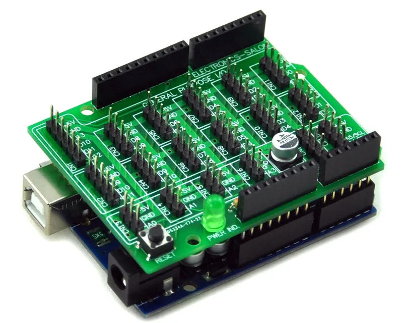 (10 шт./партия) I/O расширение PCB для UNO R3 доска DIY