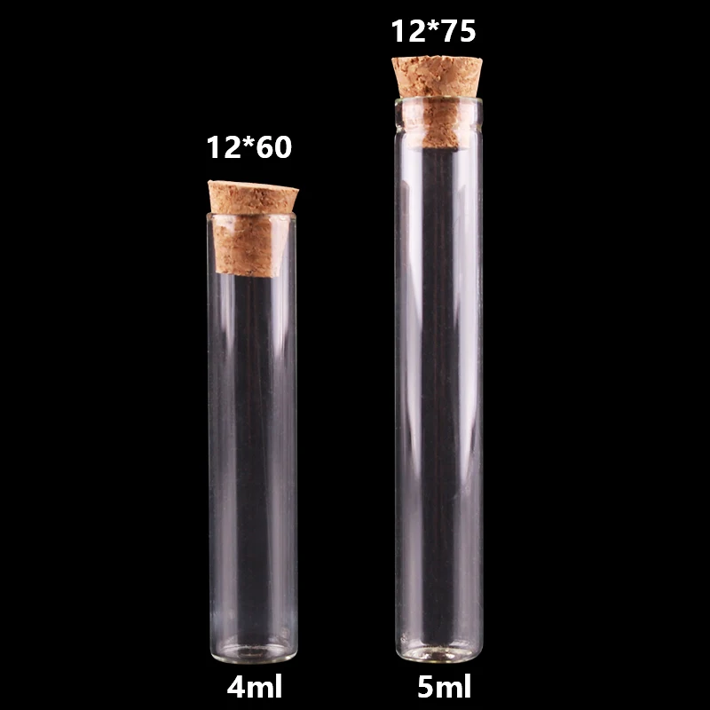 100 шт./партия Пробирка для бутылок 4 мл/5 мл|bottle with stopper|jars minitubes cork |
