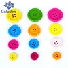 20-100pcs Multicolor 15mm 20mm 25mm 30mm Round Wooden Buttons 4 Holes Sewing Button Scrapbooking Garment DIY Apparel Accessories ► Photo 2/6