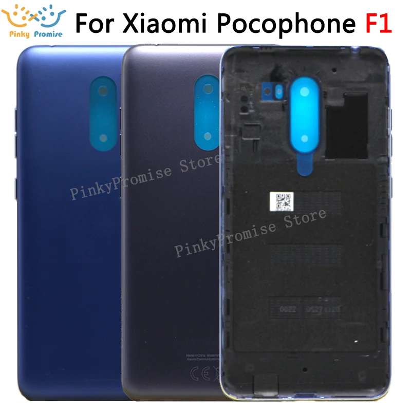 

For 6.18" Xiaomi poco F1 Mi poco F1 MI Pocophone F1 Back battery cover case housing+power Side Buttons with tools