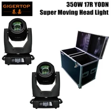 Китай YODN 17R пятно PRO перемещение головного света AC110-240V YODN 17R 350 Вт перемещение головы луч гобо мыть свет 3in1 dmx Roadcase 2in1 Pack