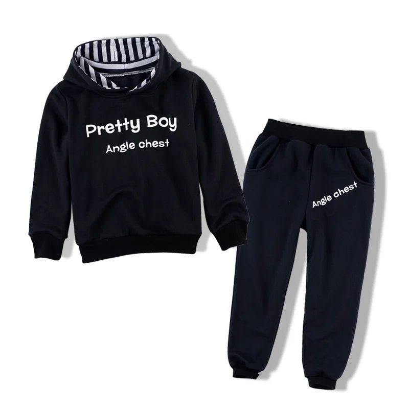 children's autumn clothing child casual set male child fleece set 100