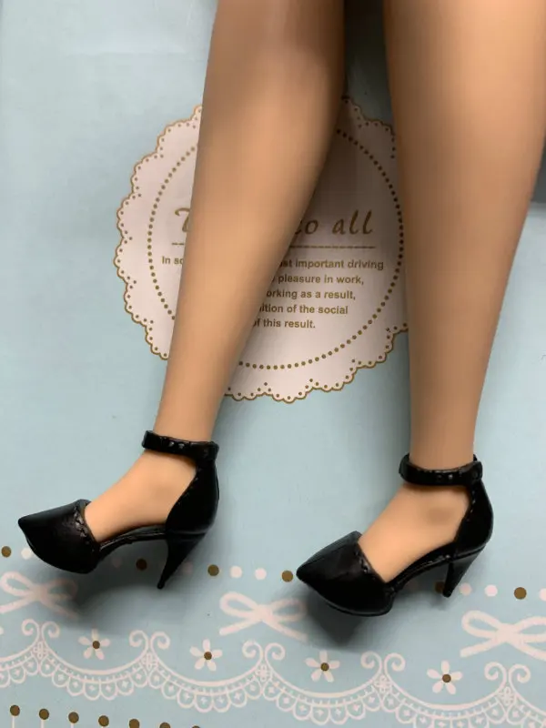 Новые стильные игрушечные туфли на высоком каблуке туфли на плоской подошве черные туфли коричневые туфли для высоких и полных куклы BB BBIA89