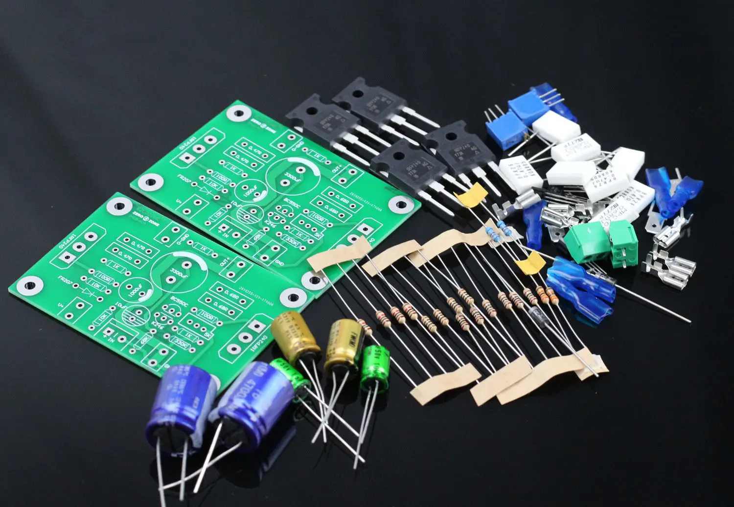 One Pair PASS 5W Single ended Class A FET MOS Power Amplifier Kit DIY AMP