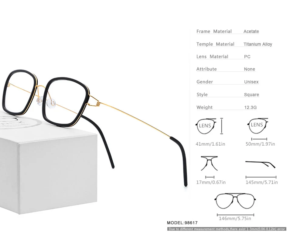 FONEX, титановый сплав, оптическая оправа для очков, для мужчин, ацетат, близорукость, датские очки, для женщин, по рецепту, безвинтовые очки, 98617