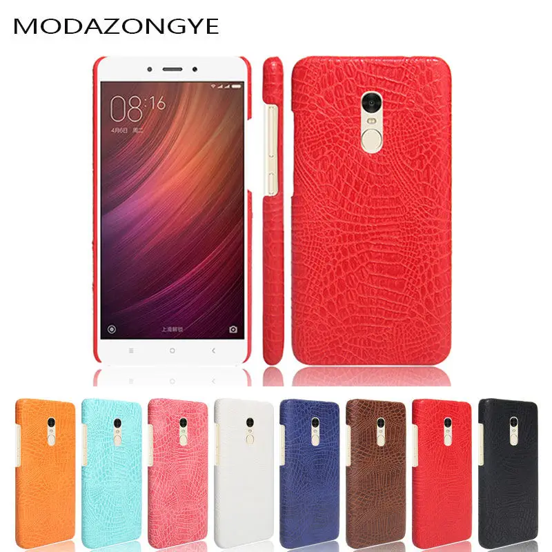 

Xiaomi Redmi Note 4 Case 5.5 " Crocodile Skin Leather Case Back Cover For Xiaomi Red Mi Note 4 Note4 Pro Prime Phone Case Bags