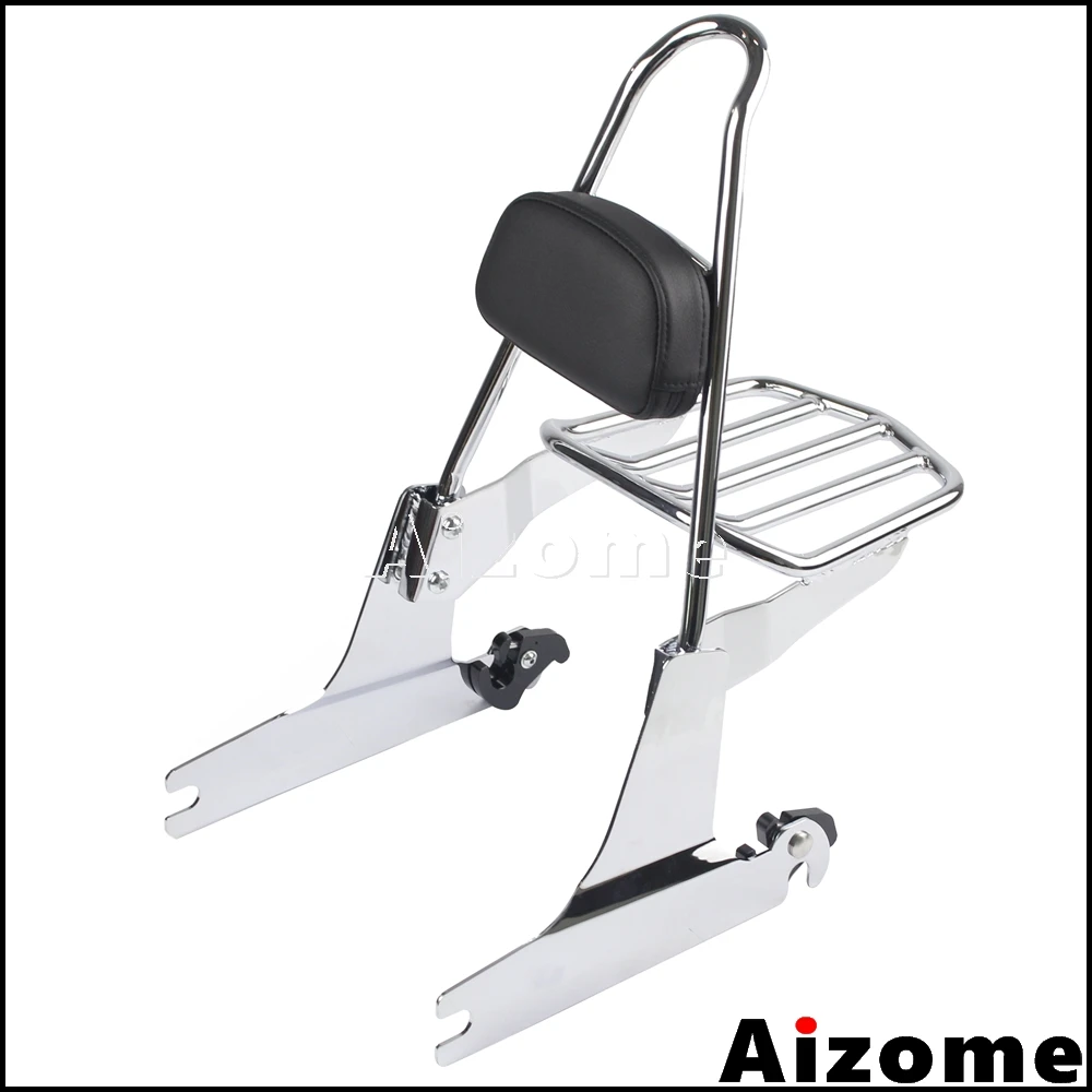 Хромированная багажная стойка для мотоцикла SSY Bar Harley Dyna 06-17 Fat Bob Wide Glide FXDF FXDFSE FXDWG