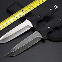 LM-037 Forge Fixde лезвие нож 5Cr13Mov лезвие резиновая ручка Открытый Прямые ножи кемпинг выживания Инструменты охотничий нож новейший