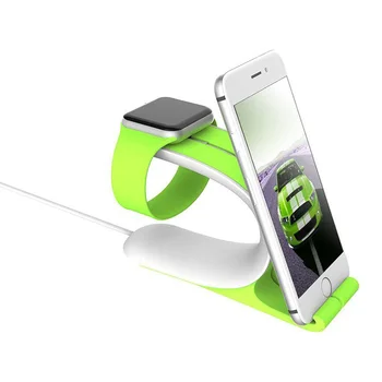 

Charger Stand Phone Stand Holder for Apple Watch IWO 1 2 3 4 Smart Watch & IOS Iphone and Android Smart Phone