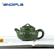 190 ml аутентичный китайский чайник для заварки чая Фиолетовый Глиняный заварочный чайник сырье ручной работы руды зеленый грязи желаемое горшок Zisha домой Drinkware Tieguanyin Чай чайник подарок