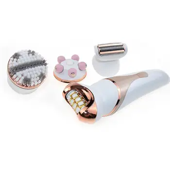 

Adoolla 4 in 1 Women Epilator Electric Waterproof Face Hair Removal Shaver Hair Removal Set