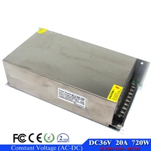 Điều chỉnh DC Power Supply 36 V 20A 720 Wát Chuyển Mạch Cung Cấp Điện biến áp AC110V 220 V ĐỂ DC36V SMPS cho LED Light CNC Stepper(China)