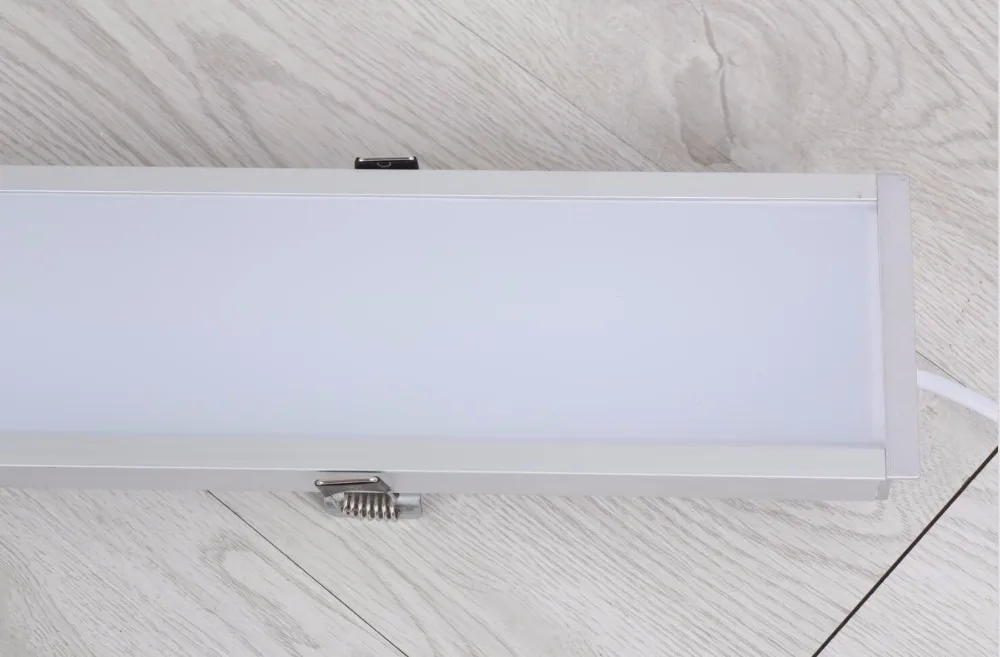 Linear com Clipes de Montagem Livre Shiping Led Recesso Luz Linear Linear Levou Luminária Lâmpada Led 15 levou luminária, lâmpada led linear com clipes de montagem