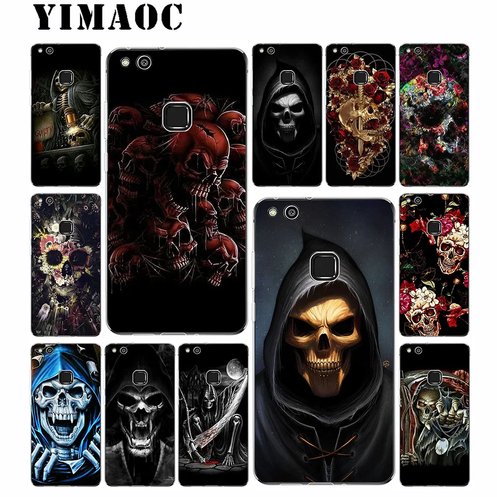 Yimaoc мрачный смерть с косой мягкий чехол для huawei Коврики 30 20 P30 P20 P10 P9 P8 2015 2016 2017 P Smart