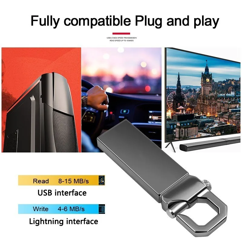 USB флеш накопитель 16 ГБ 4 Гб оперативной памяти 32 встроенной 8 64 128 флэш cle Usb bellek