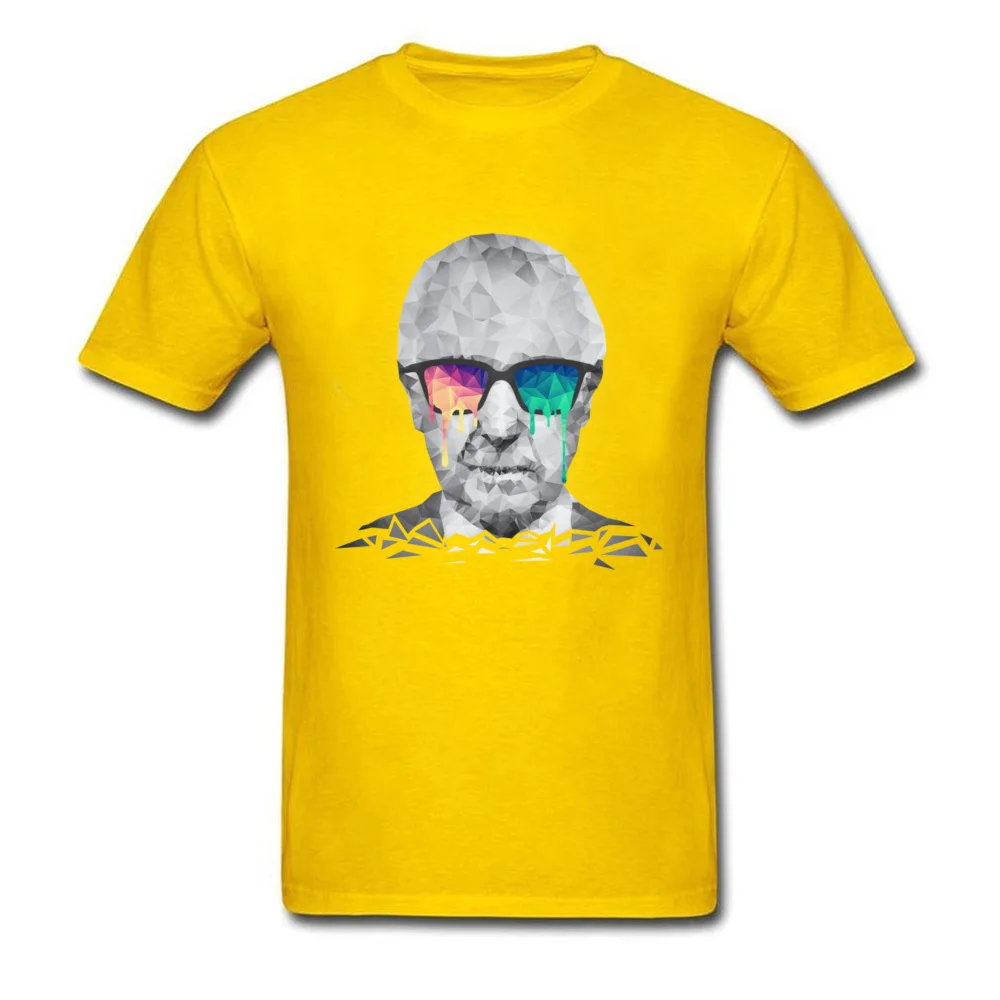 Albert Hofmann - Psychedelic Polygon Crystalised Portrait_yellow