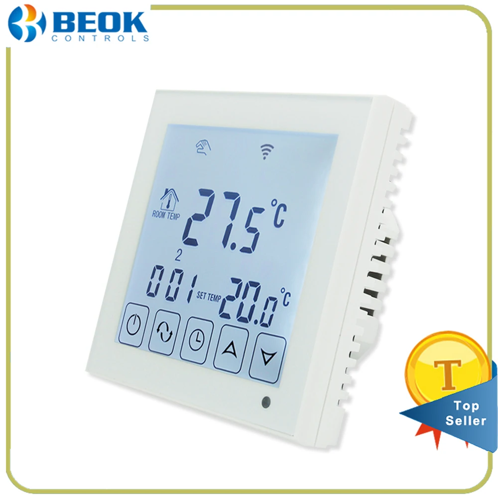 Beok TDS23 wifi WP большой сенсорный экран дисплей термостата удаленный регулировка