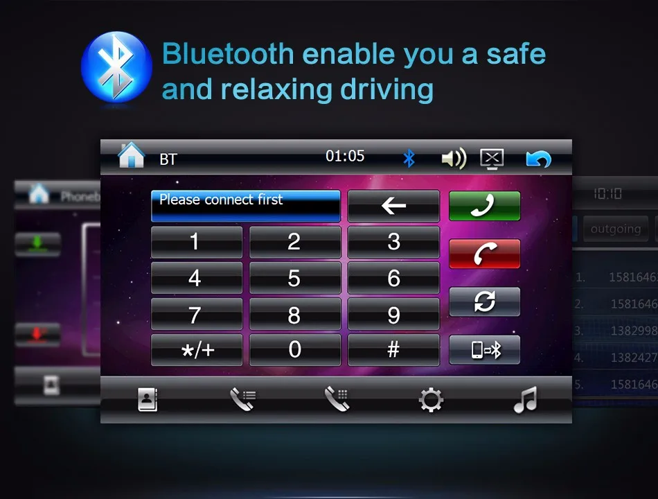 Sale Car Multimedia Player two 2din radio steering-wheel tape recorder cassette player 2 din car GPS navigator Radio Rear View Camera 28