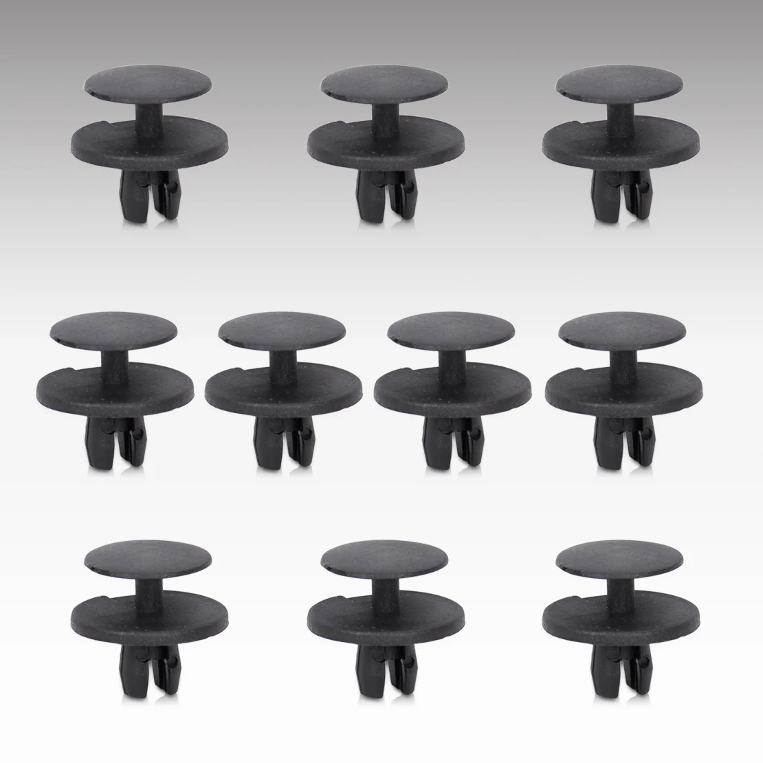 

CITALL 10Pcs Black Color Rivet Clip Hood Stop Lamp Trunk Insulation Fastener 51-48-1-938-725 For BMW 5 7 series E34 E38 E39 E65