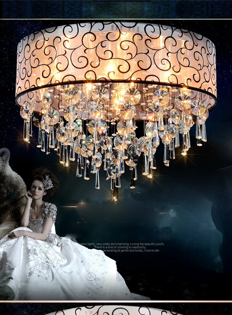 Moderne-Cristal-Plafonniers